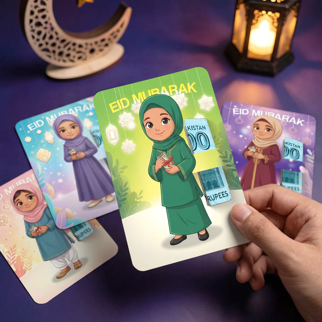 (PFM) Eidi Tuck Cards For Kids (Mix)