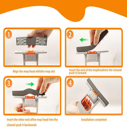 Portable Hands-Free Mini Floor Mop for Easy Cleaning