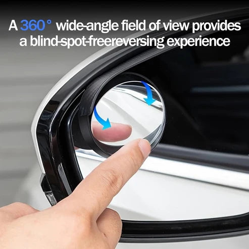 2-in-1 Car Side Mirror Rain Visor with Blind Spot Mirror – Universal Fit