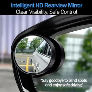 2-in-1 Car Side Mirror Rain Visor with Blind Spot Mirror – Universal Fit