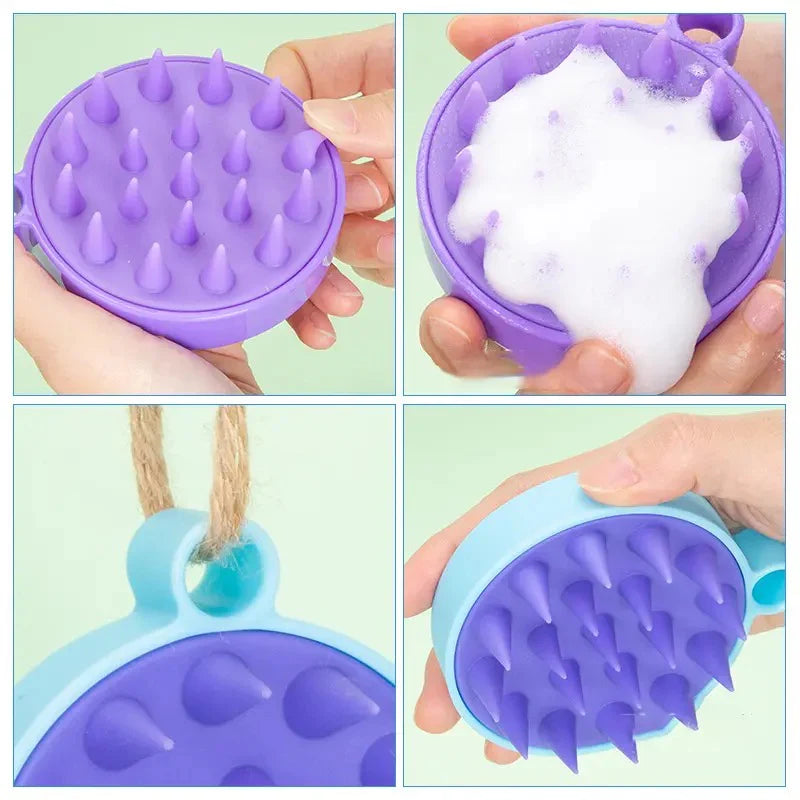 Portable Mini Silicone Hair Scalp Massage Comb, Magic Hair Brush, Soft Silicone Comb Shampoo Brush Comb, Head Massager Health Care, Hair Root Itching Scalp Massage Comb, Silicon Massage Shampoo Brush