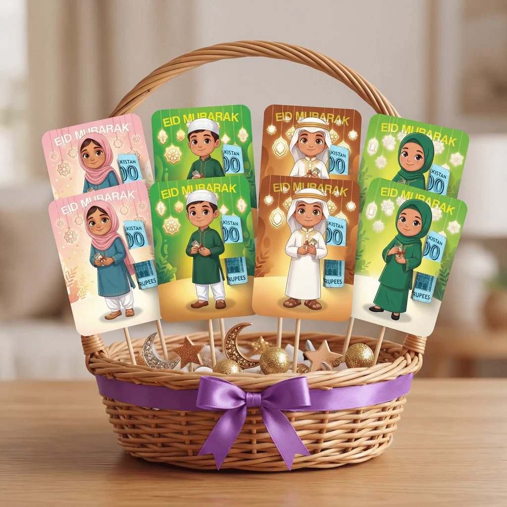 (PFM) Eidi Tuck Cards For Kids (Mix)