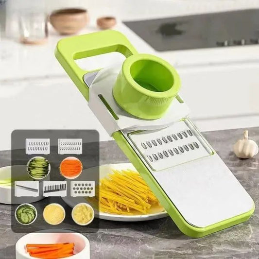 5 in1 Vegetable Cutter Stainless Steel - Multifunctional Grater