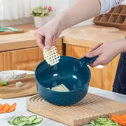 12-in-1 Multi-Function Vegetable Chopper for Carrots, Potatoes, Radishes, and More – Manual Slicer, Shredder, and Grater – Essential Kitchen Tool