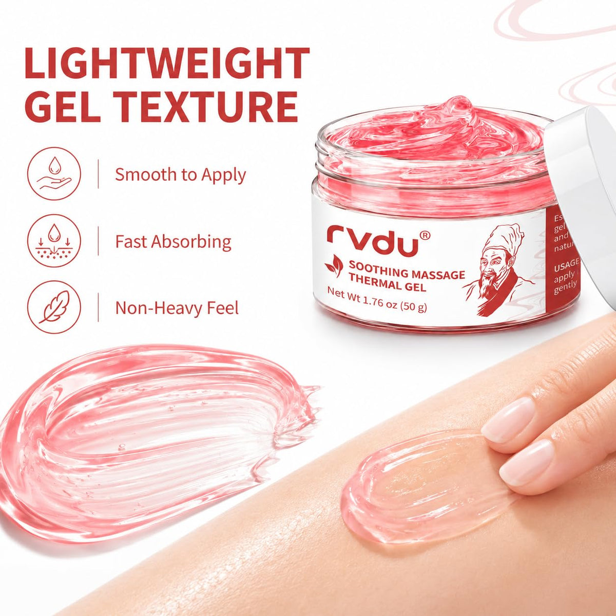RVDU Warming Massage Gel for Body BUY 1 GET 1