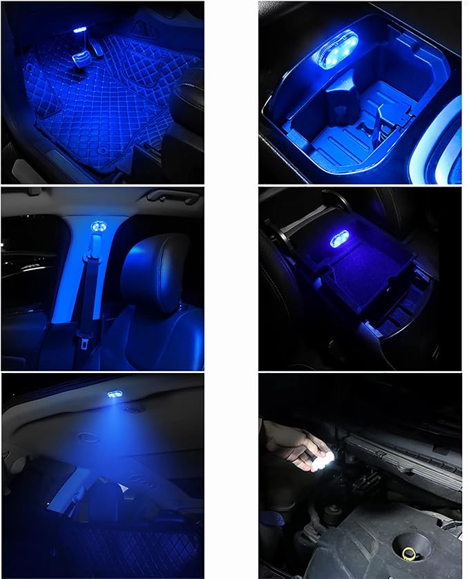 XIRUJNFD USB Charging Touch Sensor Led Light, Led Touch Light, Car Led Lights Interior, Car Lighting, Car Lamp Car Interior Led Lights, Night Light for Car