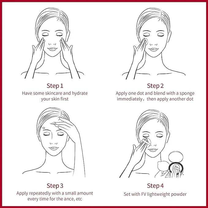 FV Liquid Foundation Makeup, Full Coverage Oil Control Flawless