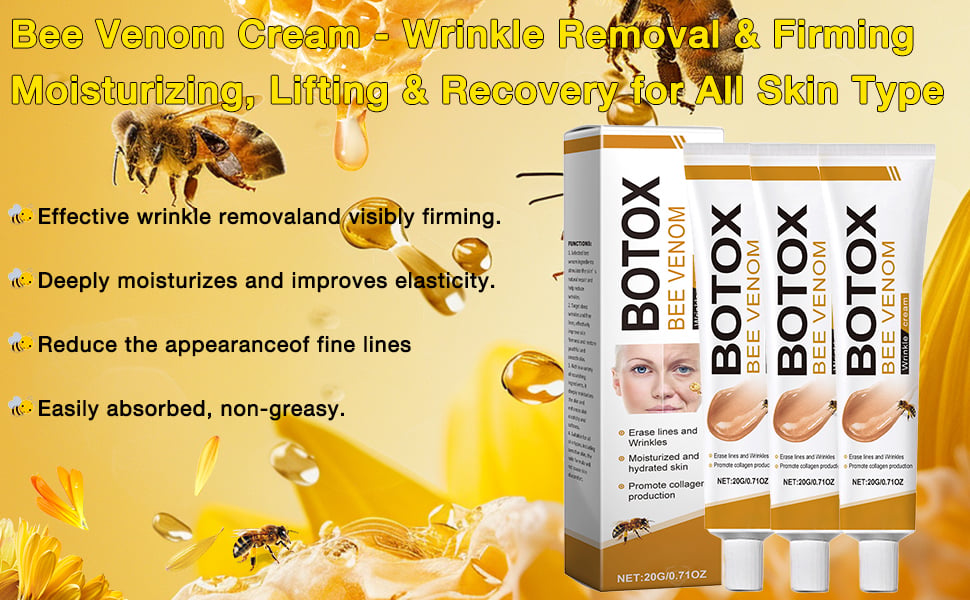 Botox Bee Venom Anti-Wrinkle Face Cream for All Skin Types