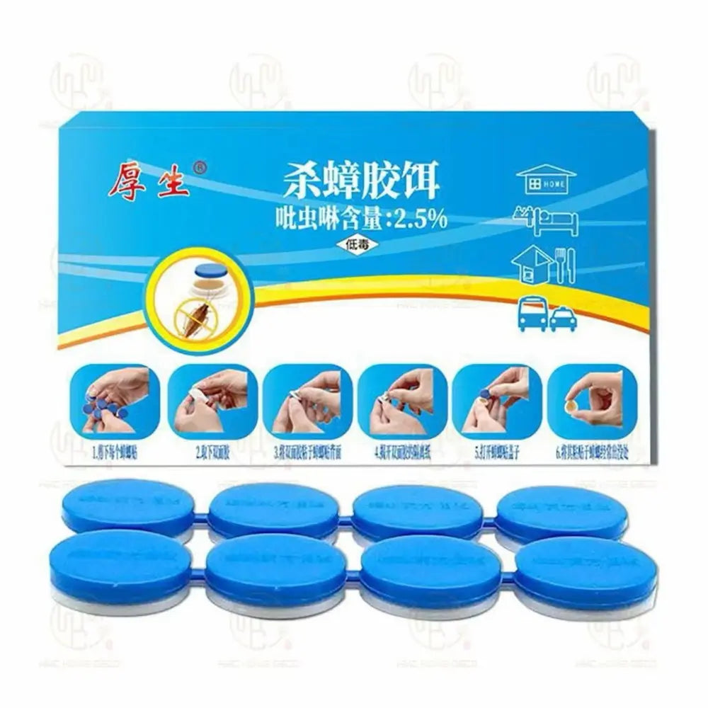 Cockroach Bait Killer – Super Strong 8pcs Pest Control Set