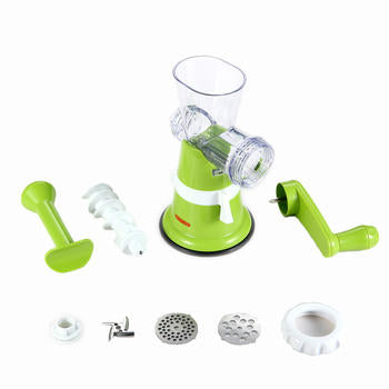 Portable Manual Mincing Meat Grinder With Sausage Maker