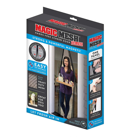 Magic Mesh Magnetic Screen Door 80x36 Inch Pack of 2 |