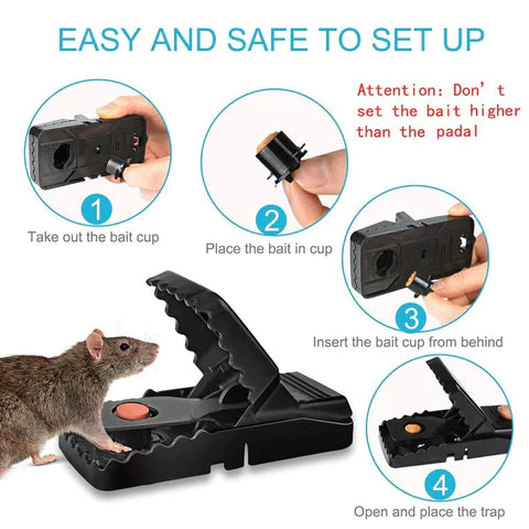 Pack of 2 New Snap Mouse Trap