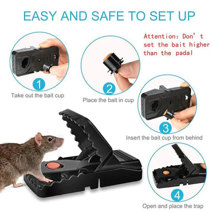 Pack of 2 New Snap Mouse Trap