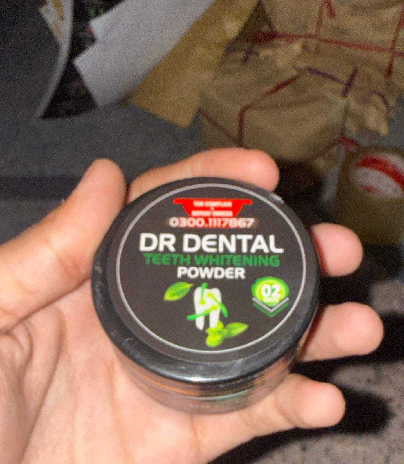 Dr. Dental Teeth Whitening Powder – 100% Natural Herbal Formula 50g