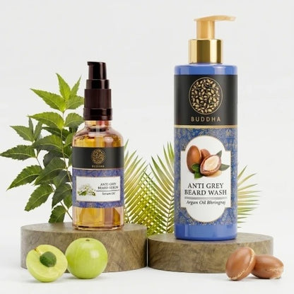Anti Grey Beard Serum Oil - 100% Ayush Certified - For Premature Greying and Restore Natural Beard Color
