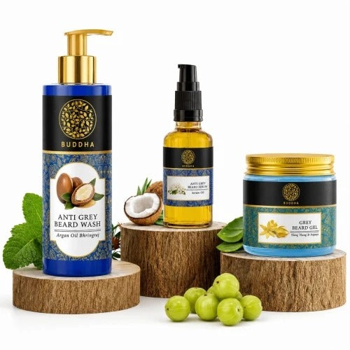 Anti Grey Beard Serum Oil - 100% Ayush Certified - For Premature Greying and Restore Natural Beard Color